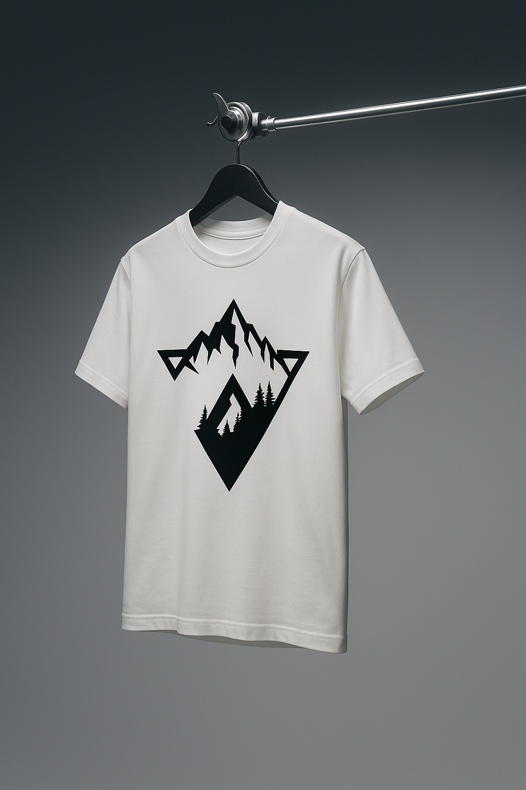 Mountain Art white Regular fit T-shirt