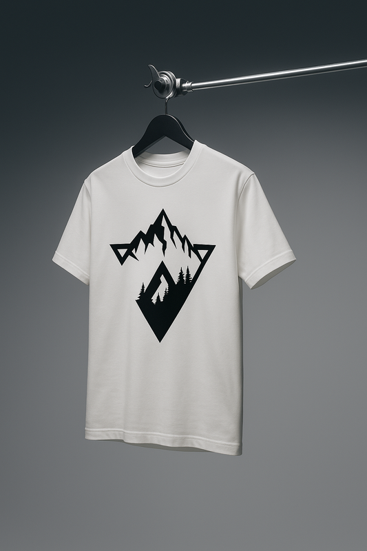 Mountain Art white Regular fit T-shirt