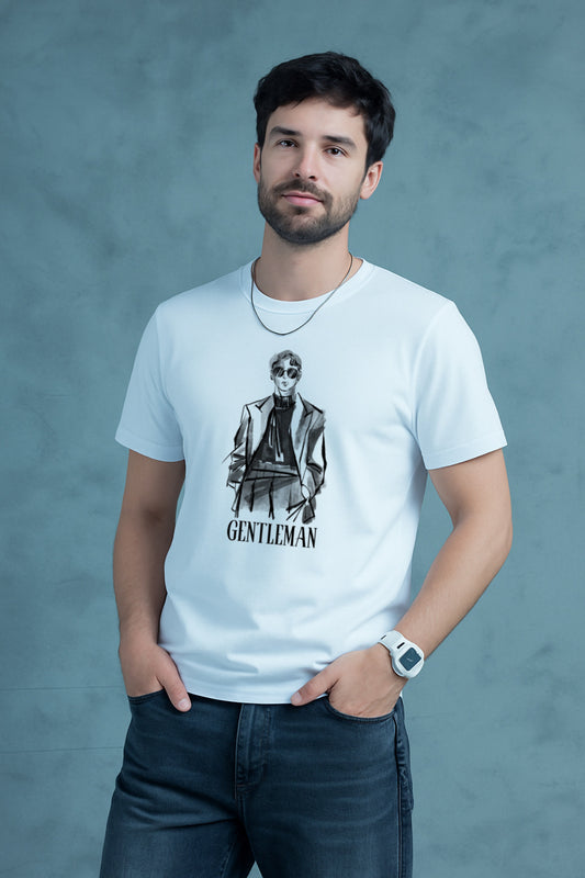 Gentlemen’s White Regular fit T-shirt