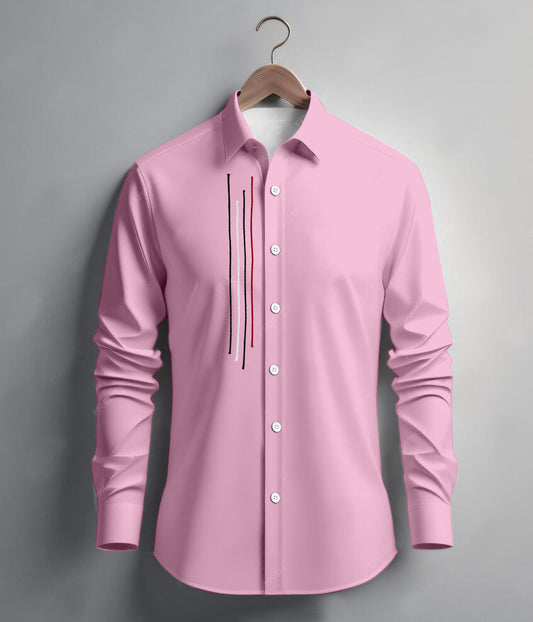 Minimalist streak Accent Pink