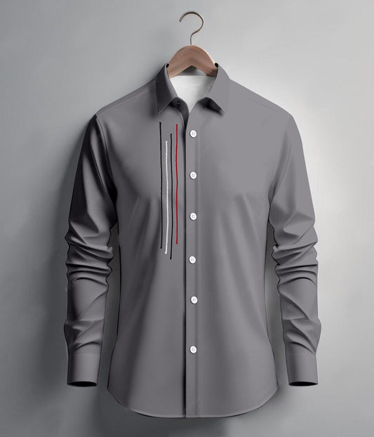 Minimalist streak Accent Grey