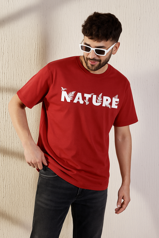 Typographic Nature’s Regular fit T-shirt